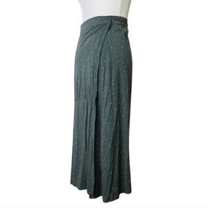 Rachel Wrap printed Midi Skirt